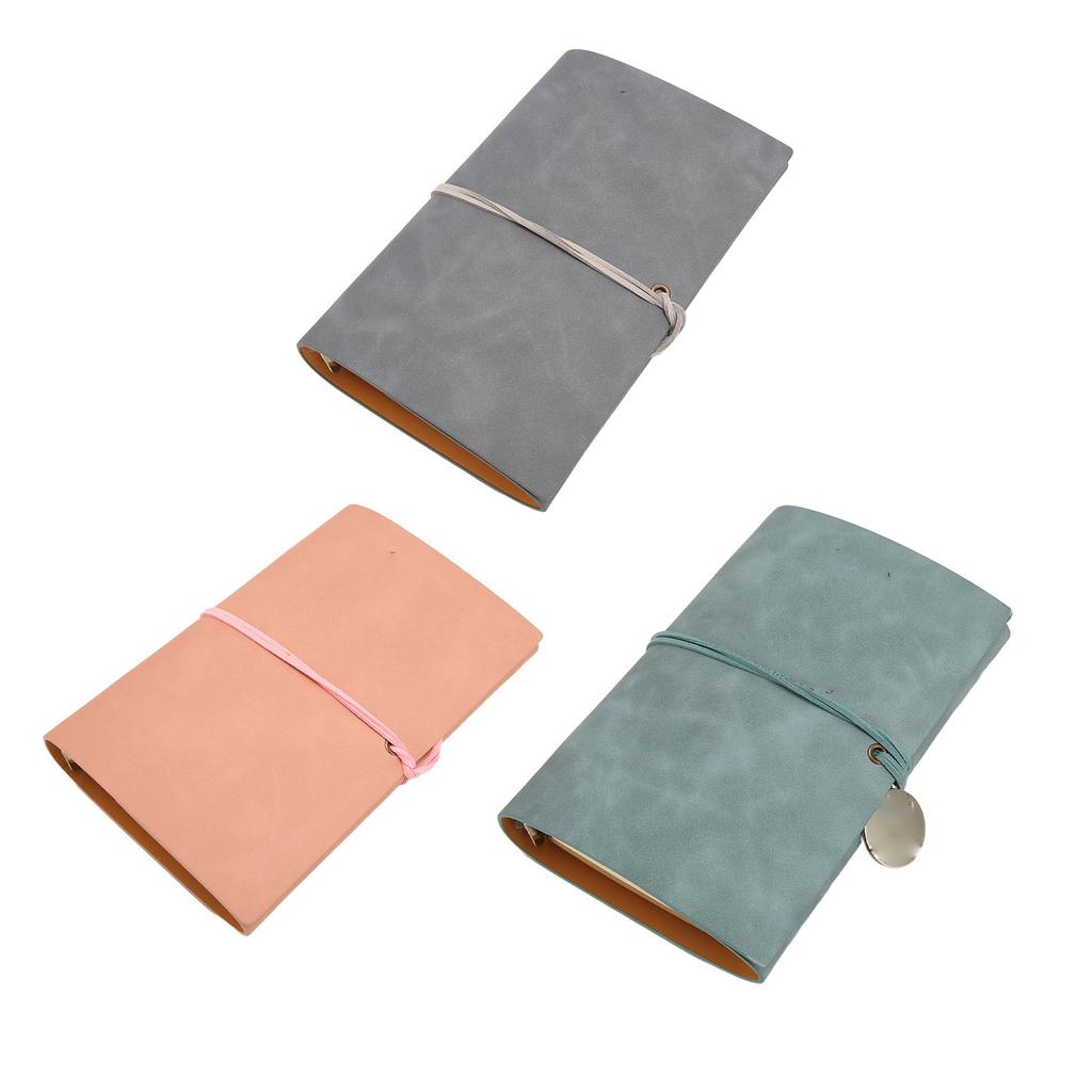 80 Sheets Loose Leaf Notebook Detachable PU Leather Cover 6   Notebook Spiral Notebook for