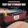 Car Seat Gap Storage Box Leather Console Seat Slit Filler Case Accessories For Grand Cherokee Wrangler JK Gladiator Compass