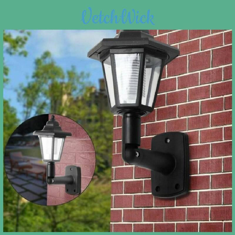 Retro Solar Hexagon Pathway Light Warm White Led For Villa And Lawn Decoration