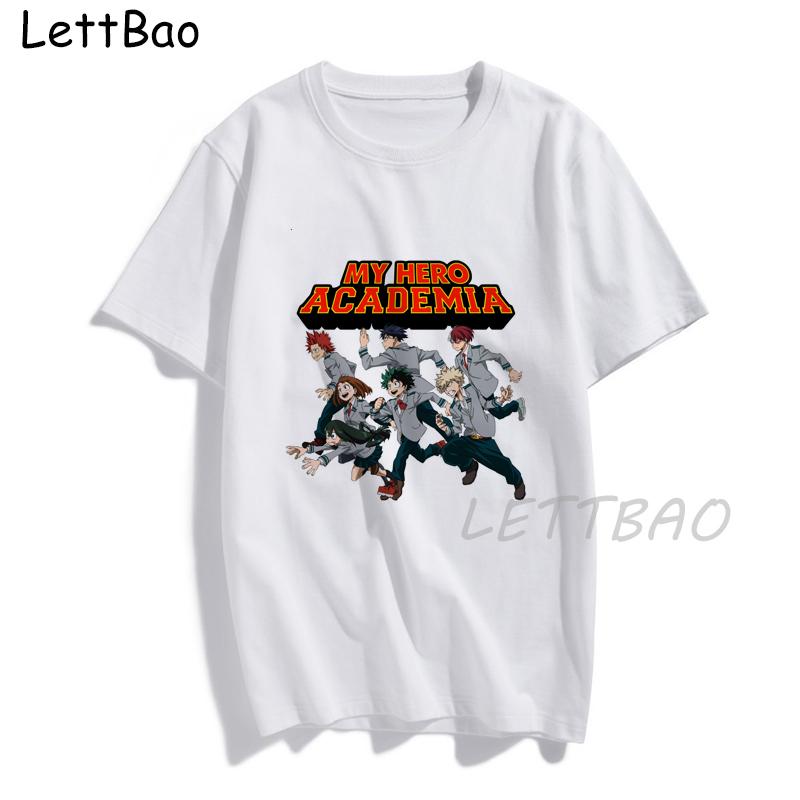 My Hero Academia T Shirt Men Fashion Tshirts Deku No Hero Academia Anime Kawaii Himiko