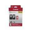 Pack of 2 Ink Cartridges + Photo Paper Pack - CANON - PG-540 Black + CL-541 Color