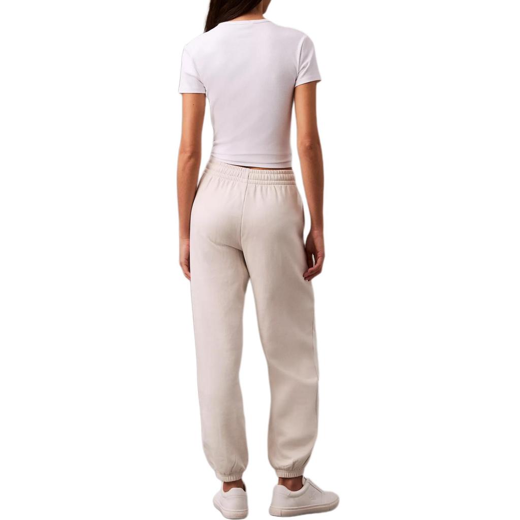 Calvin Klein Loose Soft High Waist Comfortable Casual Pants Women bottoms Off-White 47A204G-100