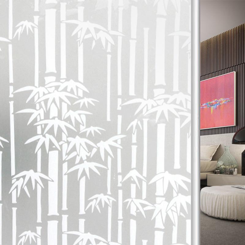 Frosted Self Adhesive Glass Window Film Privacy Protection Vinyl for Stained Glass Window Sticker Heat Insulation