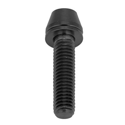 Bullone a testa conica 8mm per ciclismo con rondella per mountain bike nero M5x20