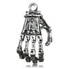 80-Piece Halloween Accessory Set: Pumpkin, Skull, Bat Claws, Witch Pendant, Chain Necklace, DIY Earring Kit