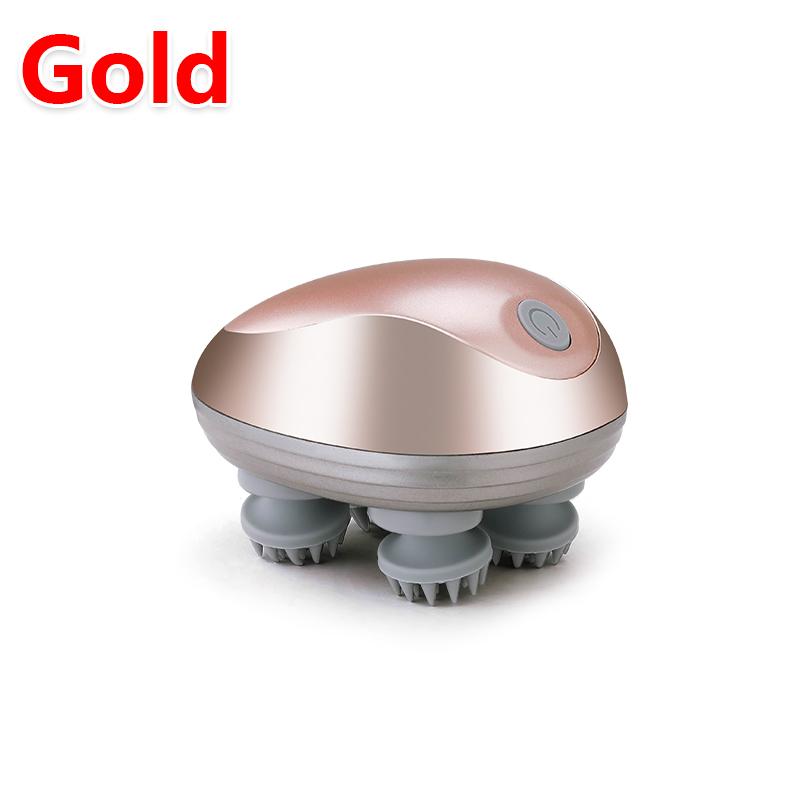 Mini Scalp Massager Head Spa Machine Magnetic Suction Charging Silicone Shoulder Kneading Vibration Massage Relief Tool