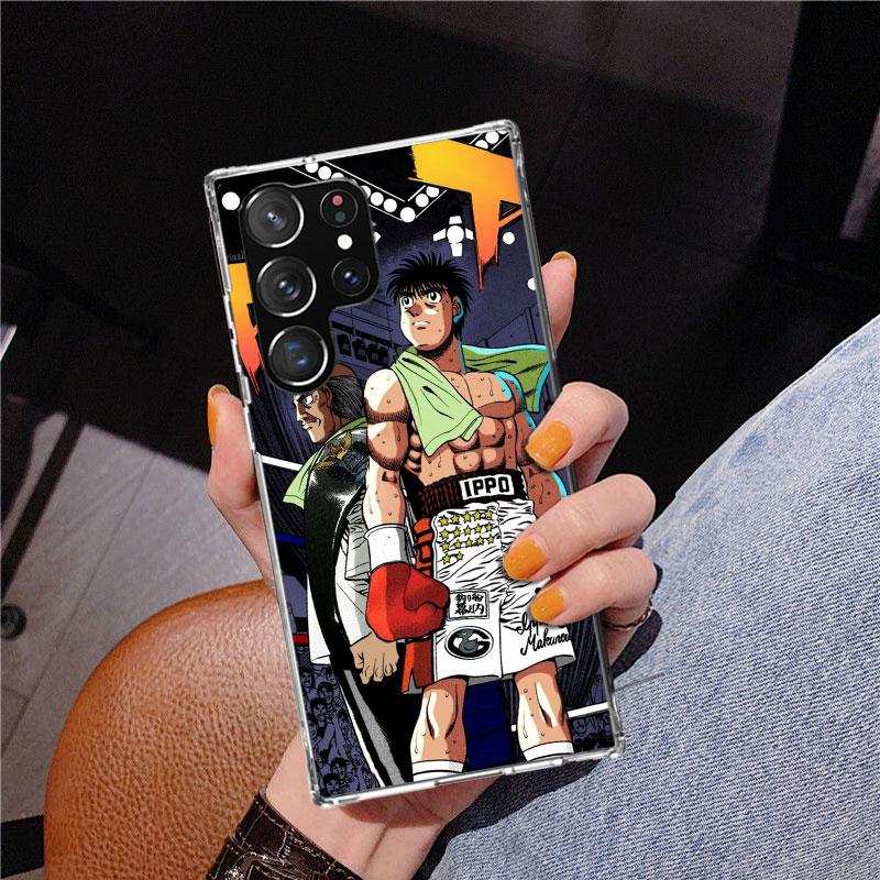 Hajime No Ippo Comics Handyhülle für Samsung Galaxy S26 S25 Edge S23 S24 Ultra S22 Plus S21 S20 FE Einzigartige Hülle Weiches Coque Galax