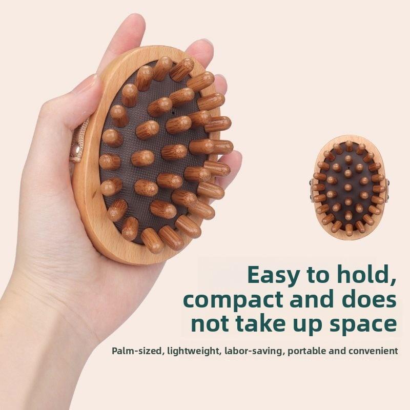 Massage Beechwood Airbag Comb Massage Device - Universal Wooden Head Brush for Body Massage - Meridian Massage