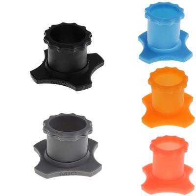 Microphone Mic Holder Anti-rolling Protection Rings + Bottom