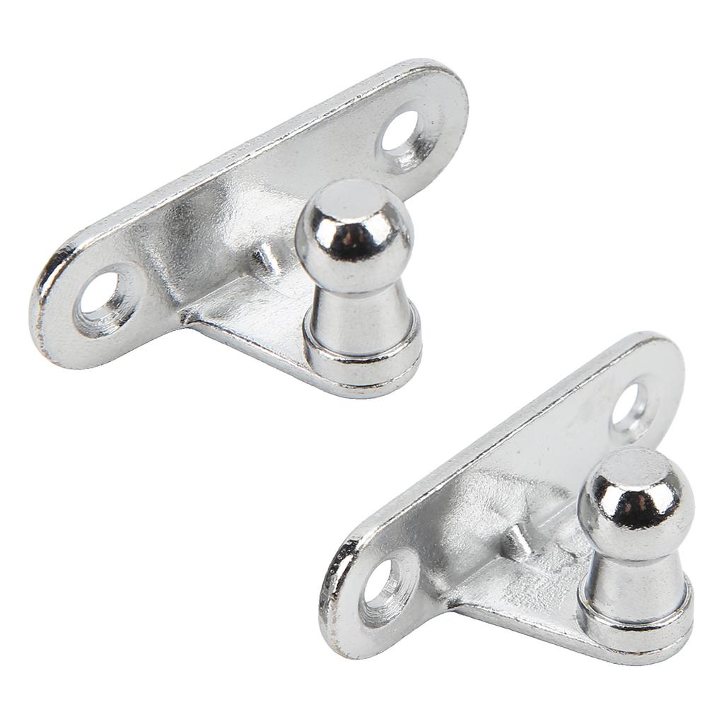 2pcs Gas Strut Mounting Bracket 10mm Ball Stud Metal Universal Multi Fit for Engine Trunk