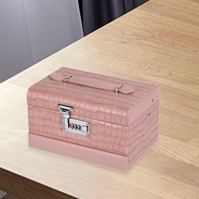3 Layer Jewelry Box, Storage Box Container with Lid, Rings Earring Organizer,