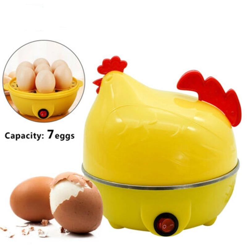 Buy Electric Egg Cooker Boiler 7 Cavities Cute Chicken Shape Non Stick
