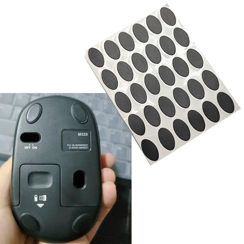 30 Stück Gaming-Mausfüße Universelle Ersatz-Mausfüße Kantenbehandlungen Glattes PTFE-Klebeband für M215 M325 M310 M320