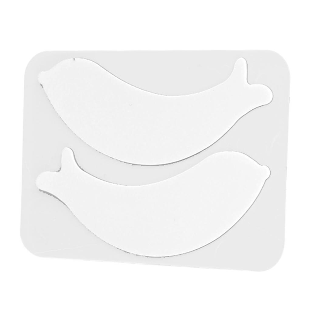 10 Pairs Eyelash Extension Patches Silicone Under Eye Patches Resuable Lower Lash Isolation Pads