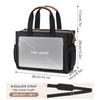 15-Pocket Large Crossbody Tote Bag with Laptop Compartment, Zipper Closure & 15-Pocket Organizati - Heavy-Duty Nyl Bookbag