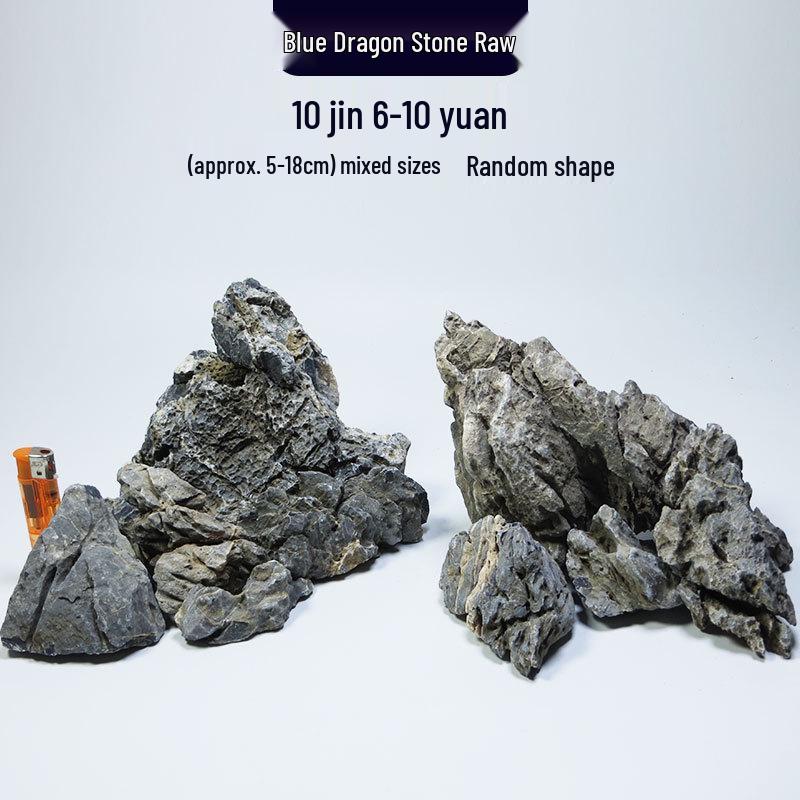 Azure Dragon Aquarium and Bonsai Landscaping Stone Set