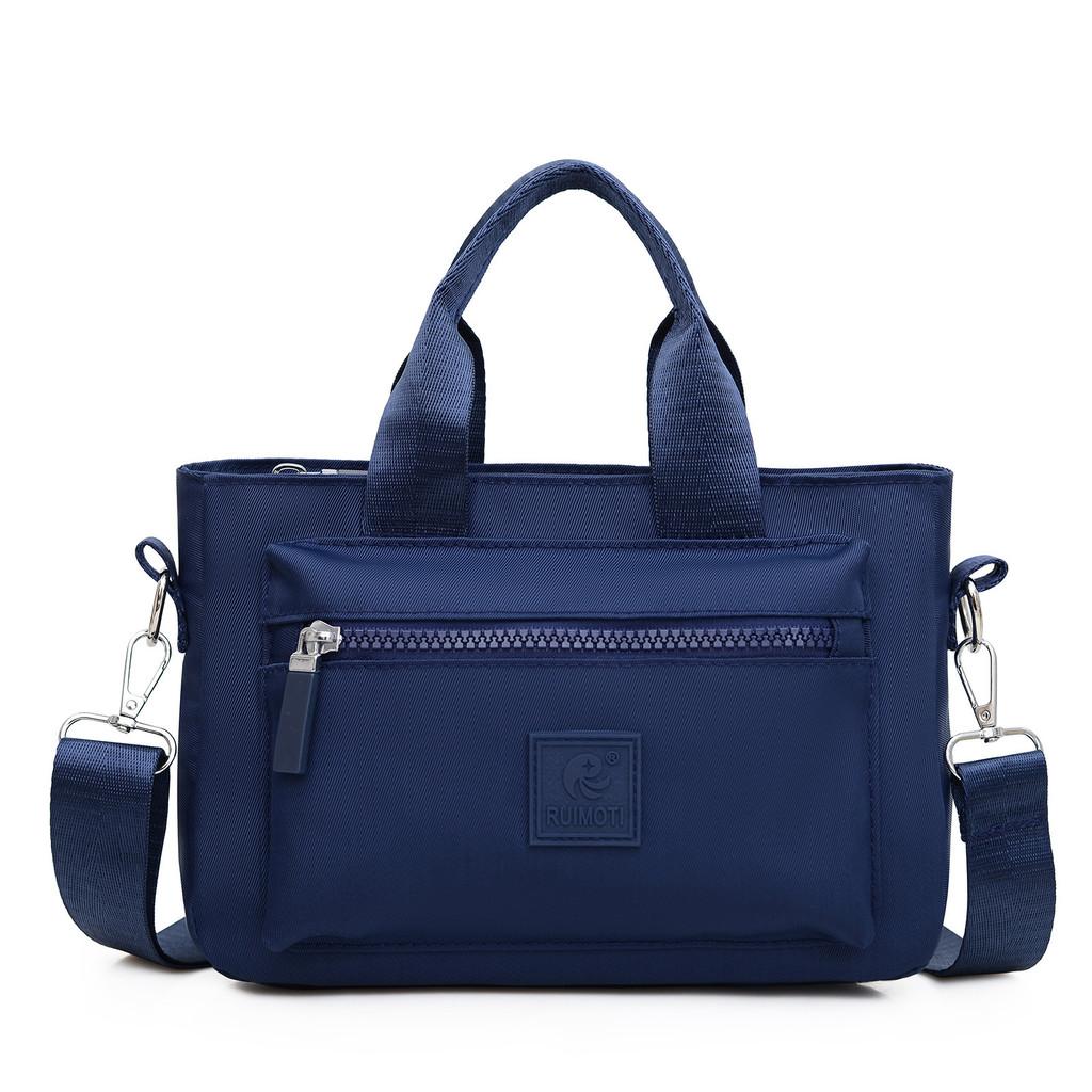 Piccola Borsa a Tracolla in Nylon con Scomparti Multipli per Uso Quotidiano Casual