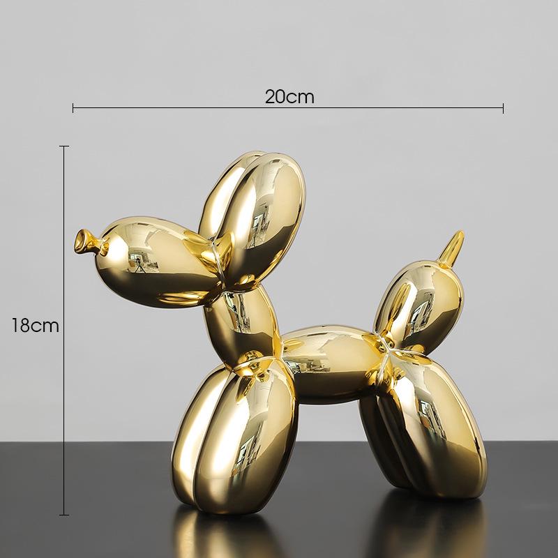 Colorful Modern Balloon Dog Ornaments: Living Room, Wine Cabinet & Office Decor