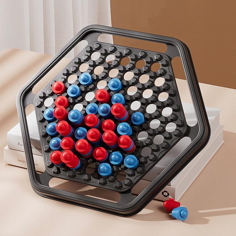 Connect Four Board Game Parent Child Interactive 3D Spatial Thinking Training Children's Board Game Puzzle Toys Birthday Present