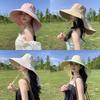 Sun Protection Sun Hat For Women With Wide Brim And Face Cover Summer Fashion Cap