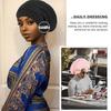 Satin Lined Bonnet Hat For Women Men Soft Adjustable Sleeping Hat Curly Hair Care Unisex Silk Night Hair Cap Muslim Turban Hat