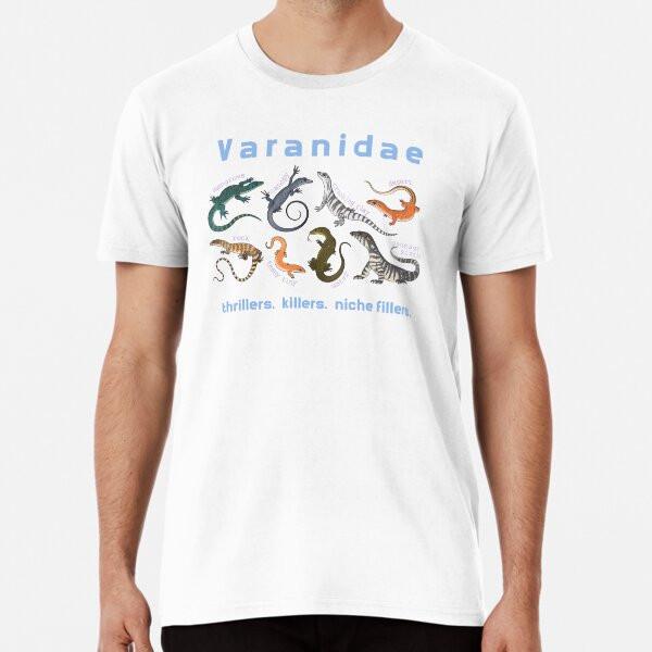 Varanidae  TShirt Made in Australia Unisex T-Shirt L