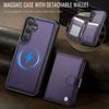 For Samsung Galaxy S24+ Case JEEHOOD J09 RFID Blocking Card Holder Leather Back Phone Cover Magnetic Case