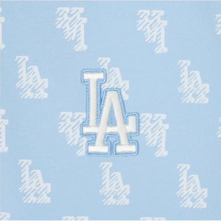 New MLB Los Angeles Dodgers SS24 Short Sleeved Dress Women's Sky Blue 3FOPM0143-07SBS