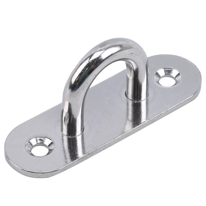 Hook Eye Plate Heavy Duty Stainless Steel U-Shaped Door Buckle Ceiling Hook Trapeze Hook Marine Hardware Accessories