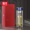 Fuguang Double-Walled Antibacterial Glass Tea Infuser Bottle