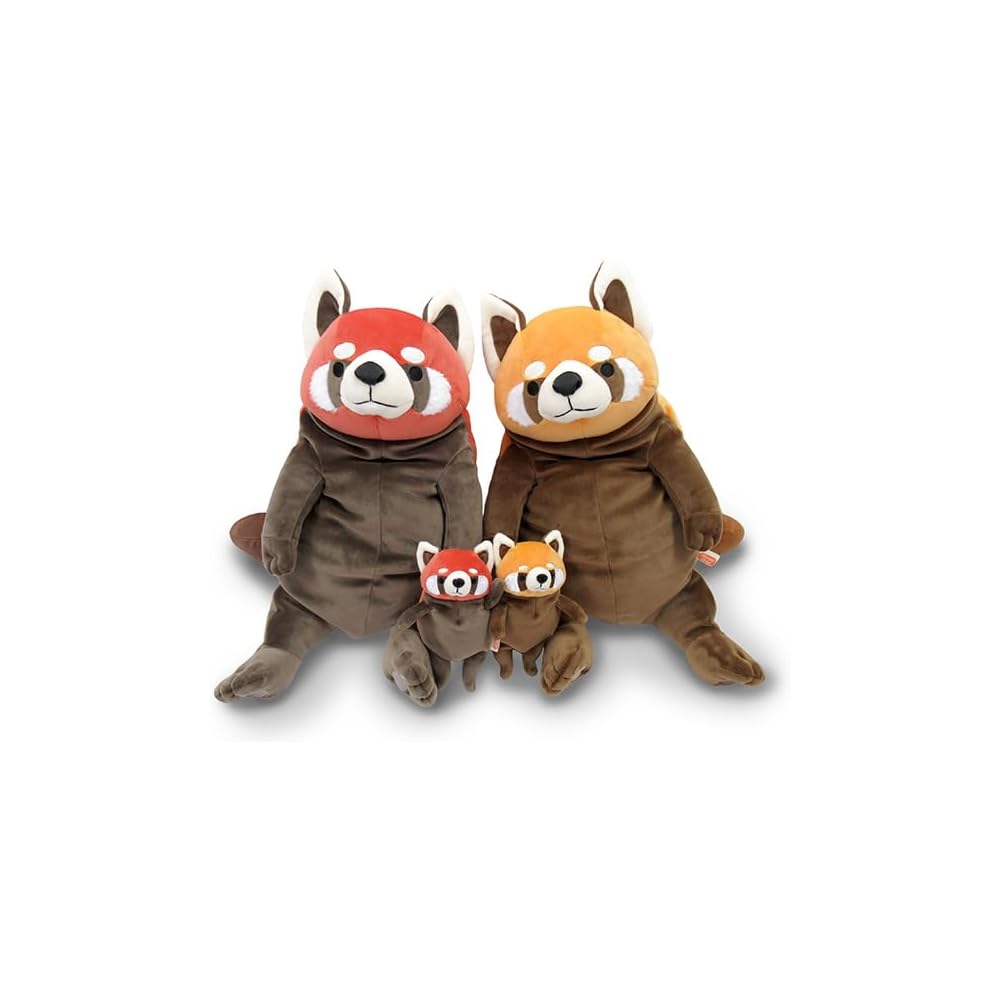 Shinada Global Mochi Series Mini Red Panda Plush Toy 7x5x14cm Animal MORS-0088R