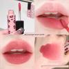 Whitening Matte Lip Mud Lip Gloss, Peach Pink Lipstick for a Natural Look, Silky Smooth, Matte, Soft Misty Finish, Non-Drying