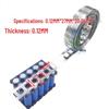 18650 Battery Holder: 2, 3, 4, 5 Parallel Nickel-Plated Steel Connector with 20.25MM Hole Spacing Per Meter
