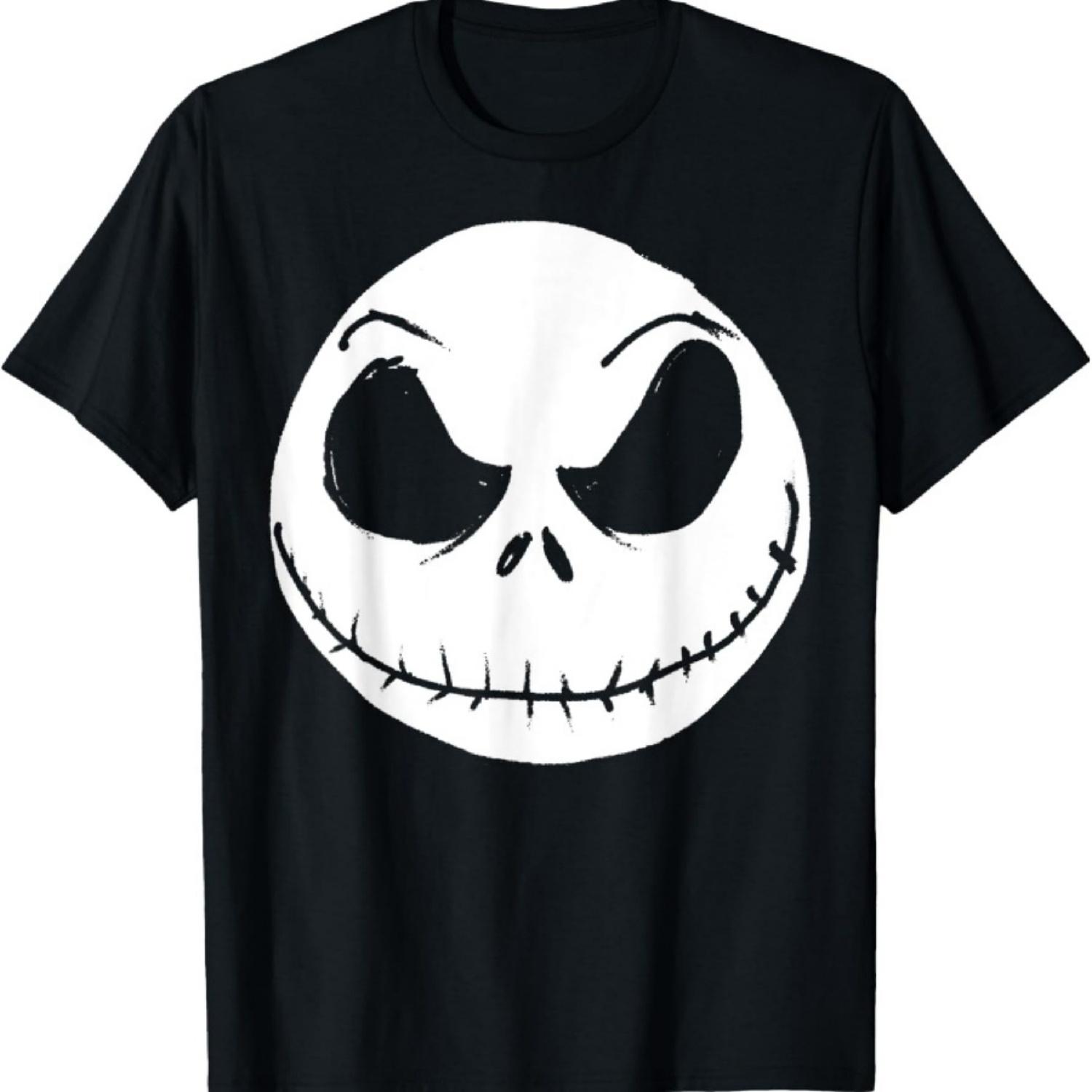 

Disney The Nightmare Before Christmas Jack Skellington Face T-Shirt XXXXXL різнокольоровий