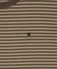 THE COLDEST MOMENT Tcm Mini Logo Stripe Ringer T (Brown)