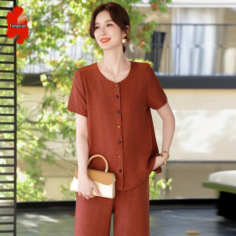 Women s Summer Loose Fit Plus Size Cardigan Set XL