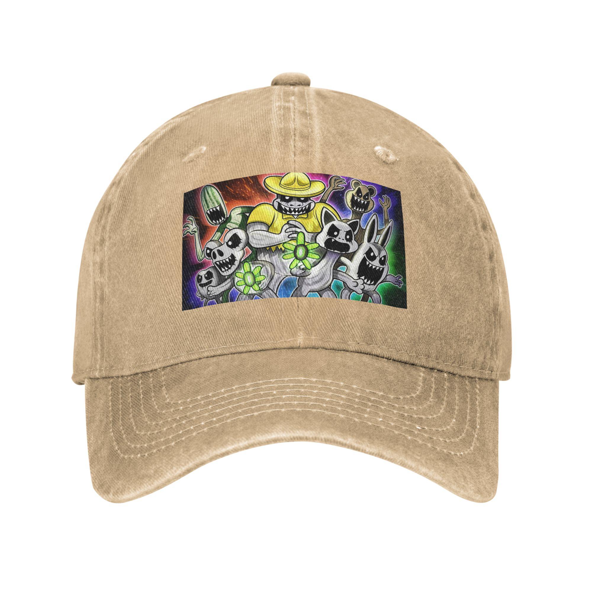 

Zoonomaly Cartoon Steam Game Denim Fabric Cap Casual Baseball Caps Adjustable Hat Summer Unisex Baseball Hats One Size