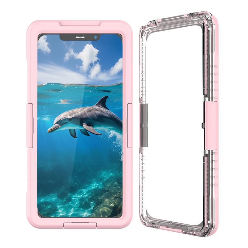 IP68 Waterproof Mobile Phone Case for iPhone 17 Pro Max Samsung S26 Ultra Water Proof Cover for Phone Under 6.9 Inch