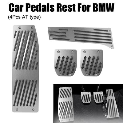 Pedali auto in lega di alluminio argento per BMW X1 M3 E30 E36 E39 E46 E87 E90 E91 E92 E93 Car-Styling Fashion