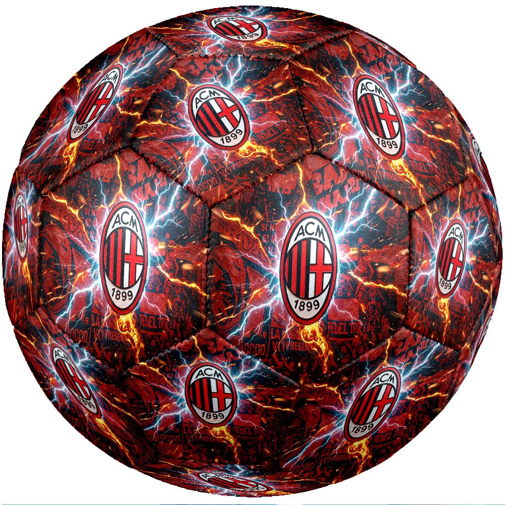 Pallone da calcio Tema AC Milan Taglia 5 Pallone da calcio Tocco Morbido Pallone da calcio per Allenamento Professionale per Sport all'Aperto