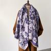 Luxury Brand Cashmere Women Floral Scarf Winter Warm Shawl and Wrap Bandana Pashmina Female Foulard Square Thick Blanket Poncho