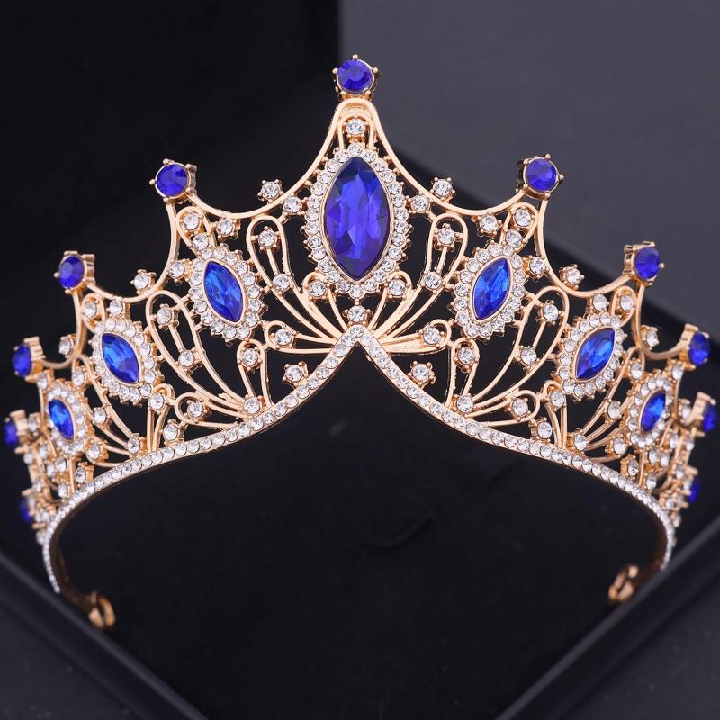 Baroque Crystal Tiaras and Crowns Headband for Women Party Bridal Wedding Hair Accessories Jewelry Crown Tiara Headband Gift