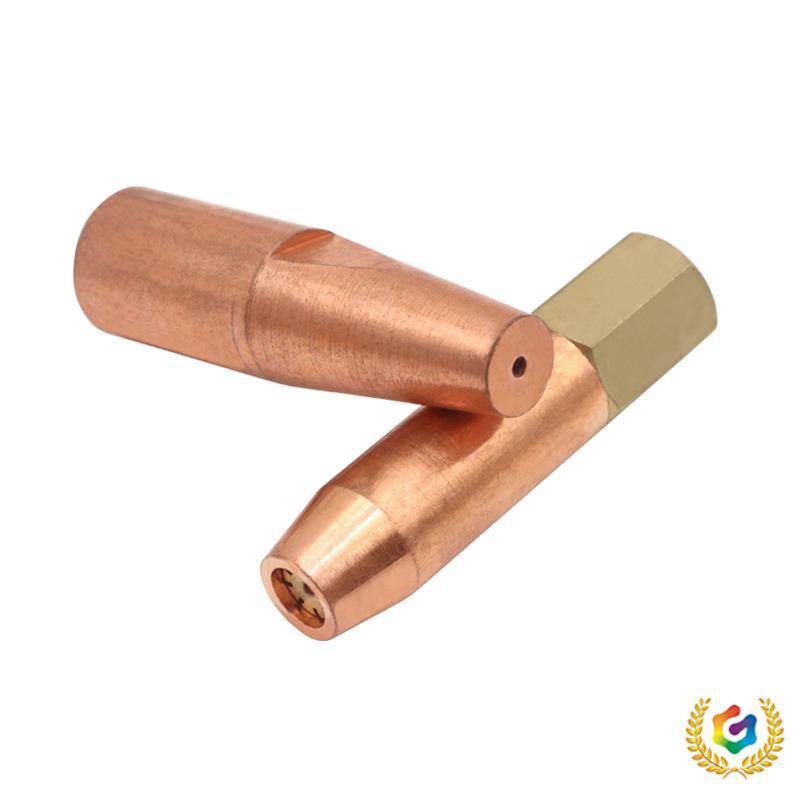 All-Copper Plum Blossom Welding Nozzle: Acetylene/Propane/LPG Torch Head with Oxygen Ring, Sizes 6 & 12