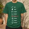 2026 New Cotton Tshirt Eat Pray Workout Study No Love Work Sleep Repeat Fun Print Crew Neck Short Sleeve Casual Top
