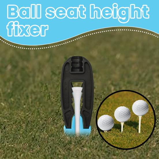 Golf Tee Height Tool Adjustable Tee Height Setter Elevator Tool Multi-functional