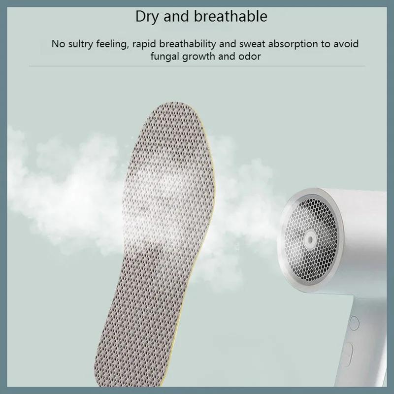 1 Paar Memory-Schaum Sport Schuheinlagen Herren Damen Atmungsaktiv Deodorant Laufschuhe Tennis Einlegesohle für Fußkomfort Schuhsohle