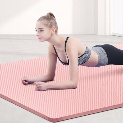 1ks Podložka na jógu pro začátečníky prodloužená a rozšířená Silnější Žena Muži Tanec Fitness Hubnutí Podložka na jógu Domů