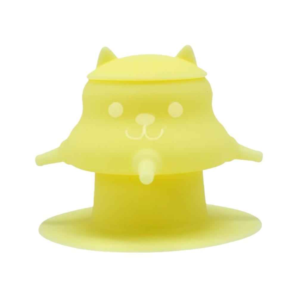 

Nipple Suction Cup Base Puppy Milk Feeder Cat Food Dispenser Dog Cat Food Bowl for Puppy Kitten жёлтый