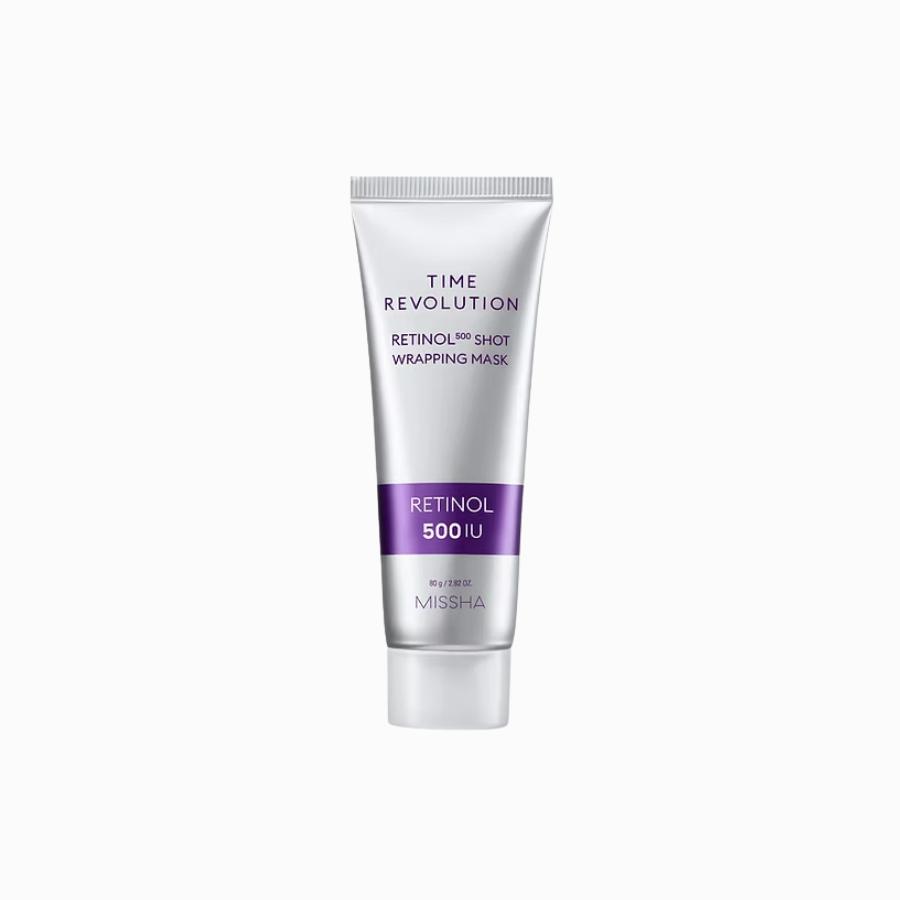 MISSHA Time Revolution Retinol 500 Shot Wrapping Mask, 80g