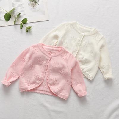 Mädchen Langarm Strickjacke Kinder Knopfverschluss Strickpullover Tops